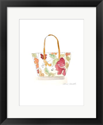 Framed Watercolor Handbags I Print