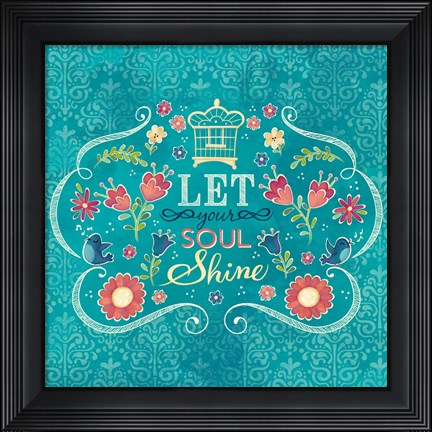 Framed Enjoy the Little Things II Print