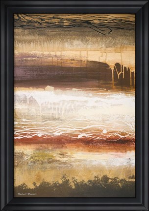 Framed White Wahn I Print