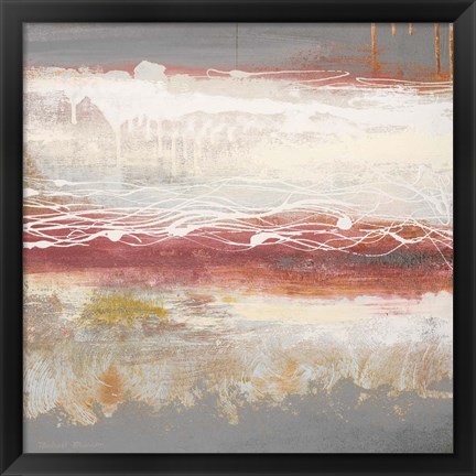 Framed Silver Wahn Square Print