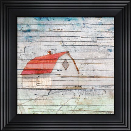 Framed Wood Barn Print