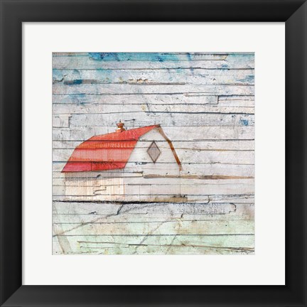 Framed Wood Barn Print