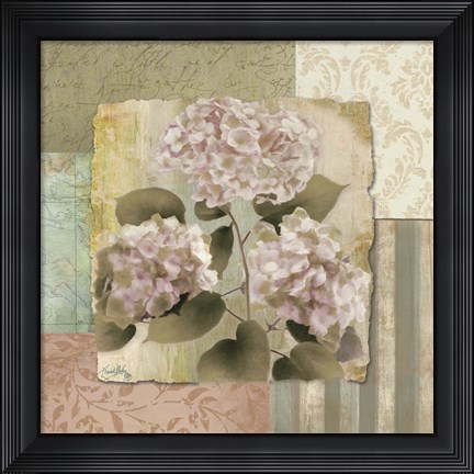 Framed Botanical Hydrangeas Print