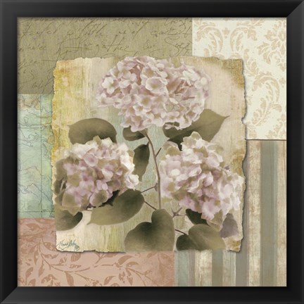 Framed Botanical Hydrangeas Print