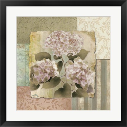 Framed Botanical Hydrangeas Print