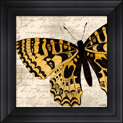 Framed Golden Dreams I Print