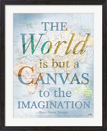 Framed World is a Canvas Print