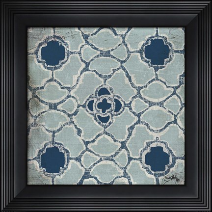 Framed Blue Modele III Print