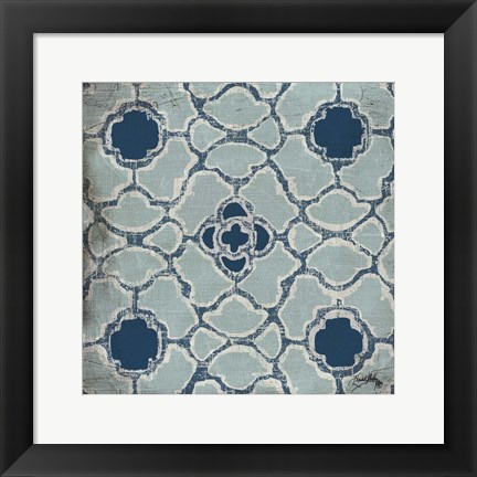 Framed Blue Modele III Print