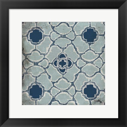 Framed Blue Modele III Print