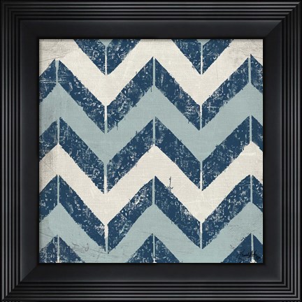Framed Blue Modele I Print