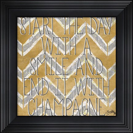 Framed Love and Smile Modele II Print
