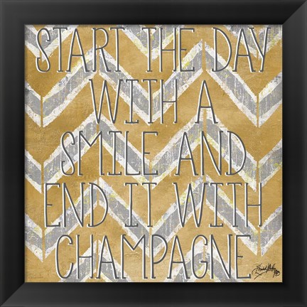 Framed Love and Smile Modele II Print