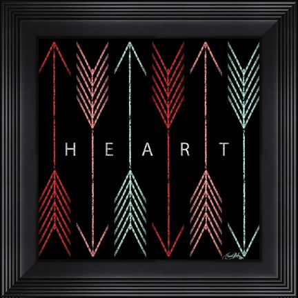 Framed Cupid&#39;s Arrows II Print