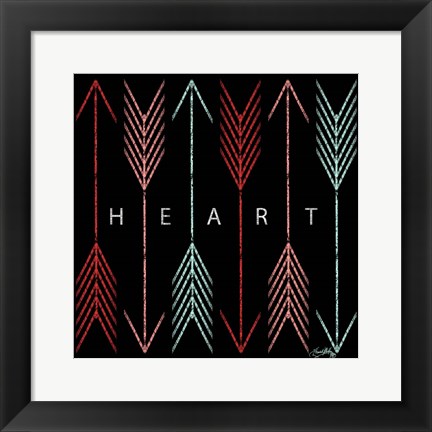 Framed Cupid&#39;s Arrows II Print