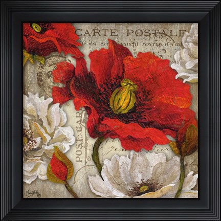 Framed Paris Postcard II Print