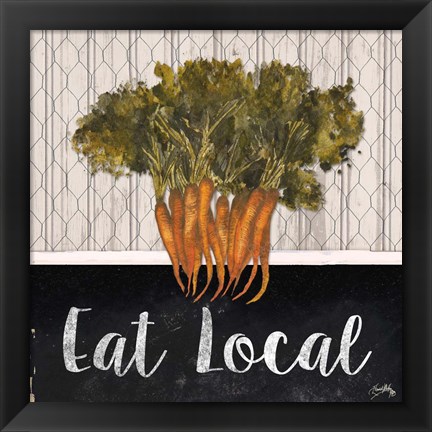 Framed Local Grown I Print