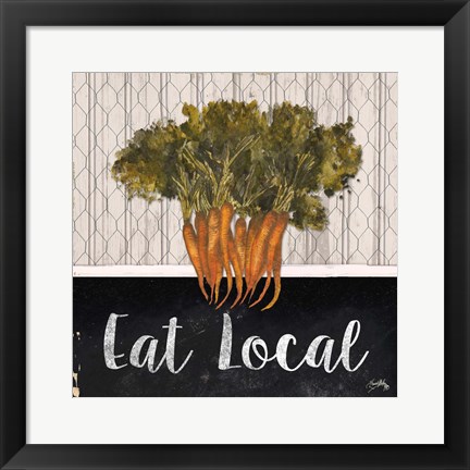 Framed Local Grown I Print