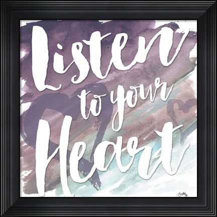 Framed Wise Thoughts V Print
