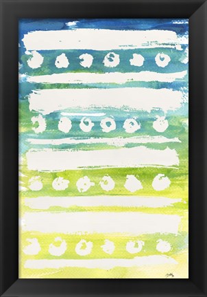 Framed Watercolor Pattern IV Print