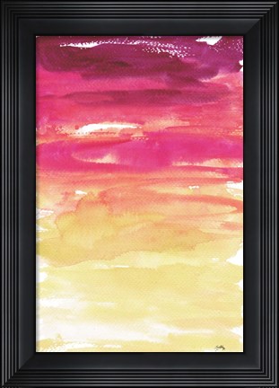 Framed Watercolor Paper I Print