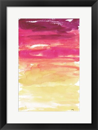 Framed Watercolor Paper I Print