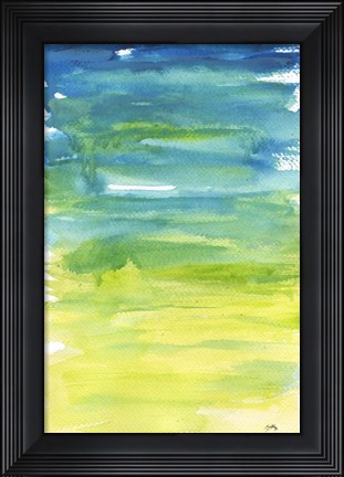 Framed Watercolor Paper II Print