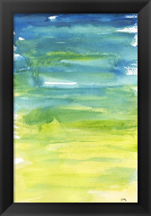 Framed Watercolor Paper II Print