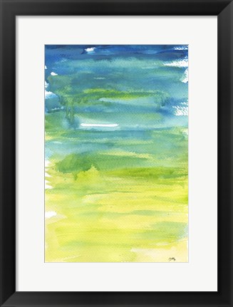 Framed Watercolor Paper II Print