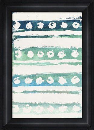 Framed Watercolor Pattern VI Print