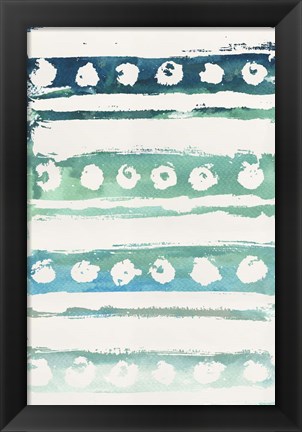 Framed Watercolor Pattern VI Print