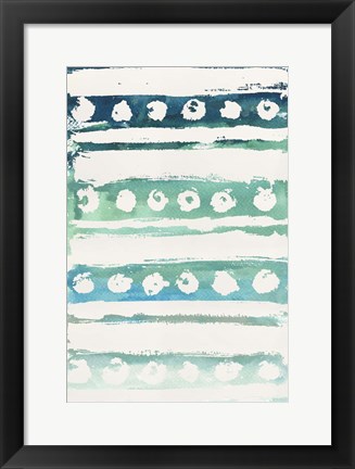 Framed Watercolor Pattern VI Print