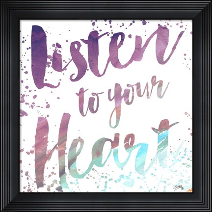 Framed Bright Wise Thoughts I Print