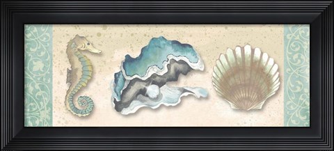 Framed Little Treasures Panel II Print