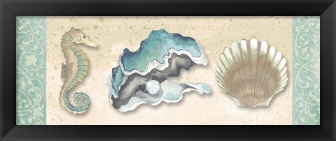 Framed Little Treasures Panel II Print