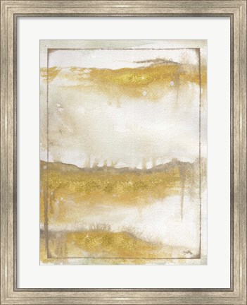 Framed Fog Abstract I Print