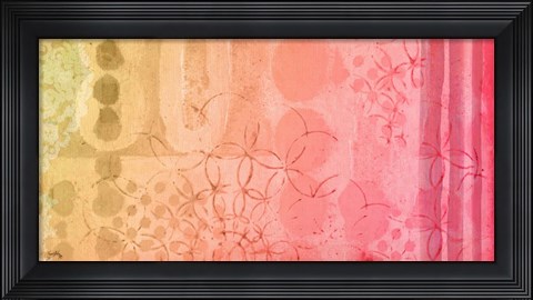 Framed Sing and Play Pattern II Print