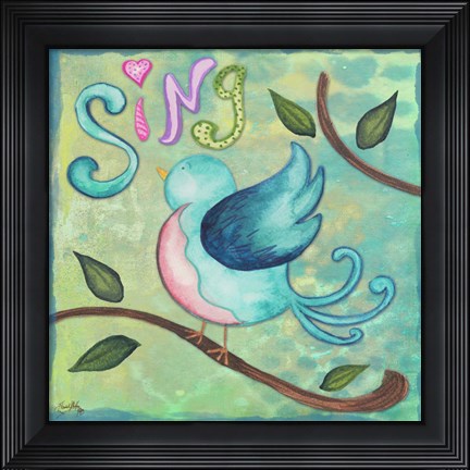 Framed Spring Blossom I Print