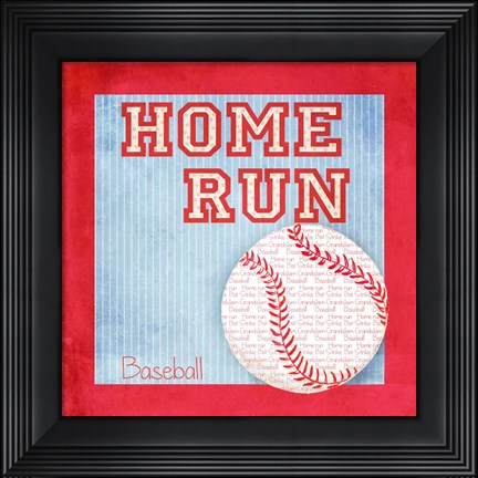 Framed Sports Fan I Print
