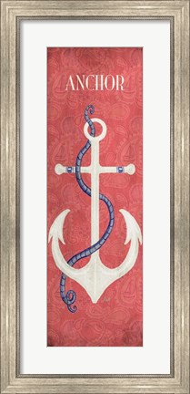 Framed Oars &amp; Anchors I Print