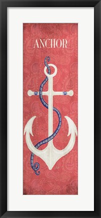 Framed Oars &amp; Anchors I Print