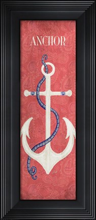 Framed Oars &amp; Anchors I Print