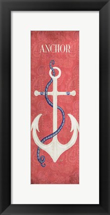 Framed Oars &amp; Anchors I Print