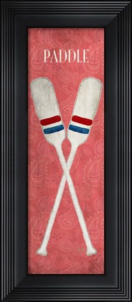 Framed Oars &amp; Anchors II Print