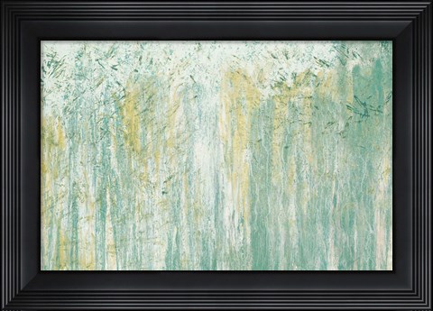 Framed Teal Ambient Surround Print