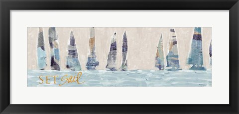 Framed Sailing Inspiration I Print