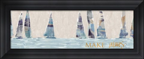 Framed Sailing Inspiration II Print