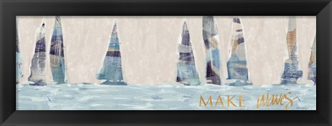 Framed Sailing Inspiration II Print