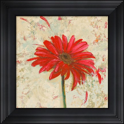 Framed Tiny Flower Square I Print