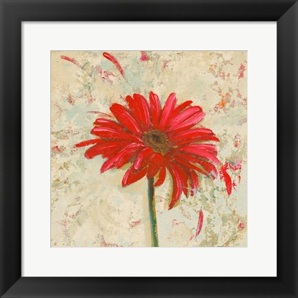 Framed Tiny Flower Square I Print